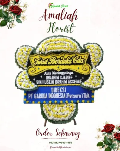 Papan Bunga Duka di Boyo